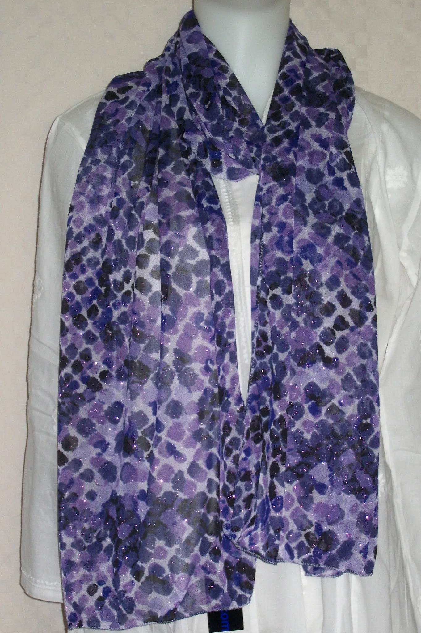 Scarf Stole Wrap Shawl Purple