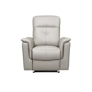 Silver Power Glider Recliner with USB Charging Ports