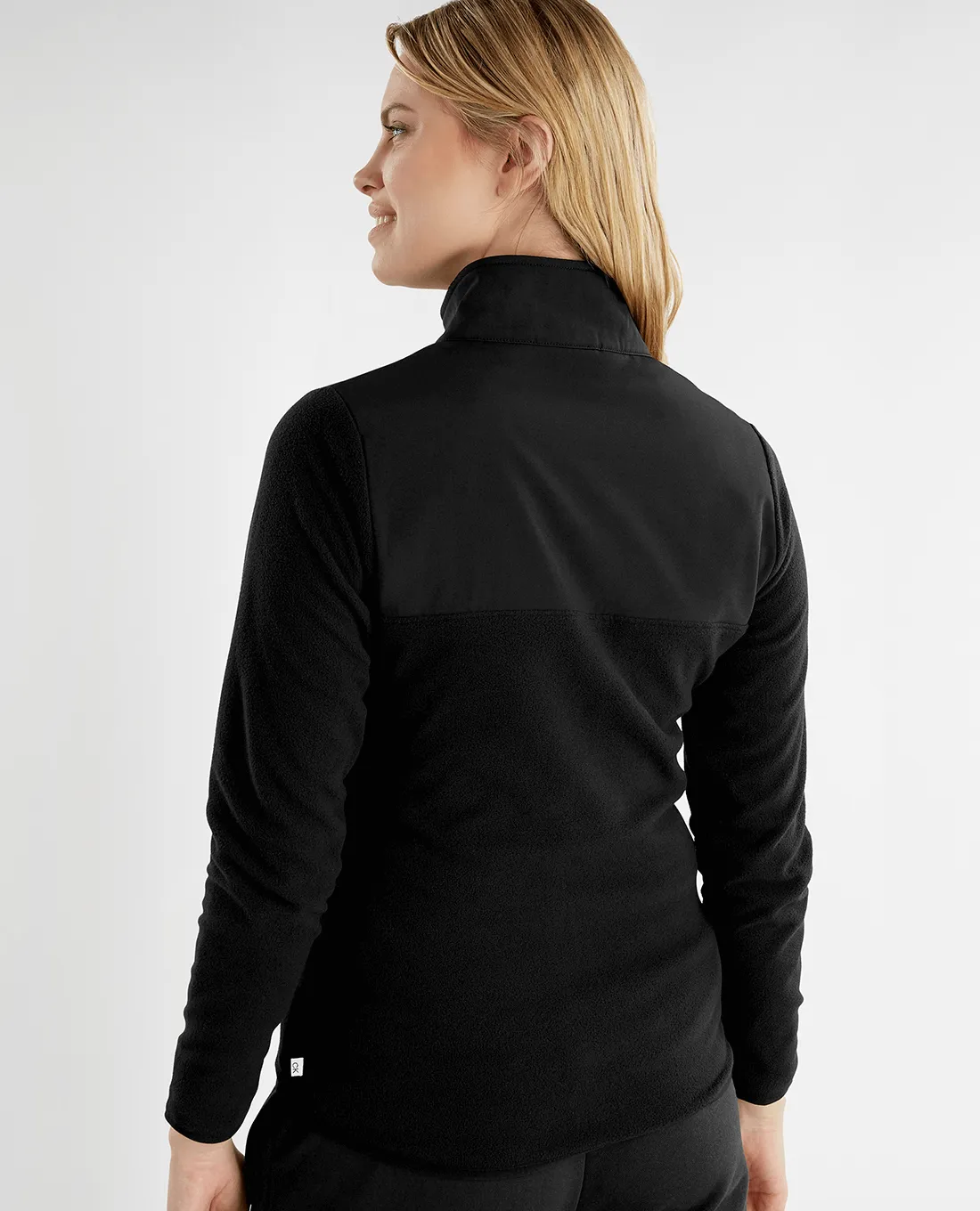 SIZE S - CALVIN KLEIN Chase Fleece Full Zip 843 Black