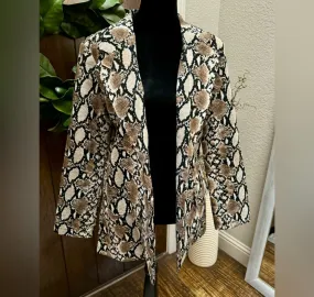 Snakeskin Blazer Jacket