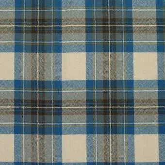 Stewart Muted Blue Weathered Light Weight Tartan Scarf