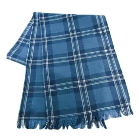 Stewart Muted Blue Weathered Light Weight Tartan Scarf