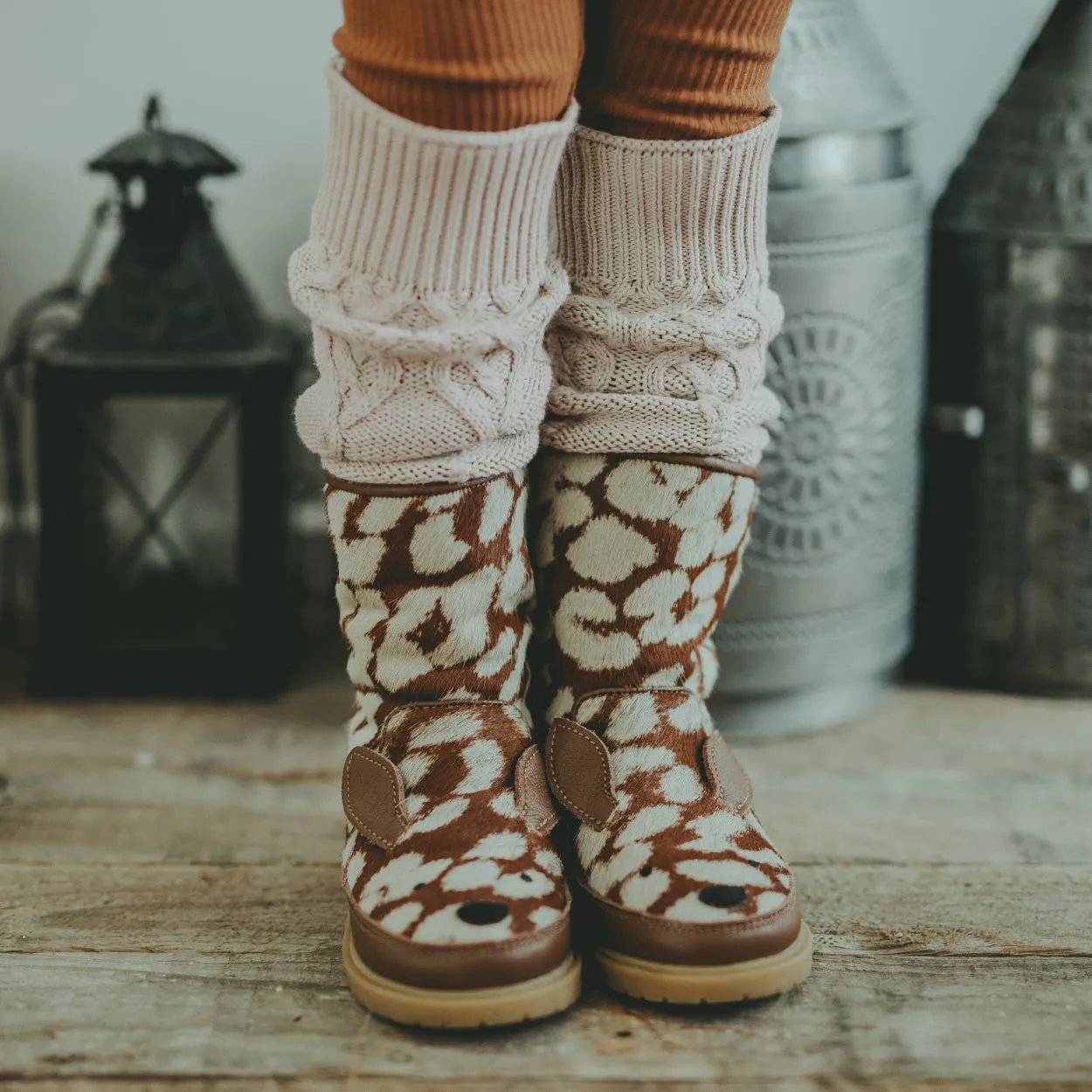 Suzi Leg Warmers | Soft Sand