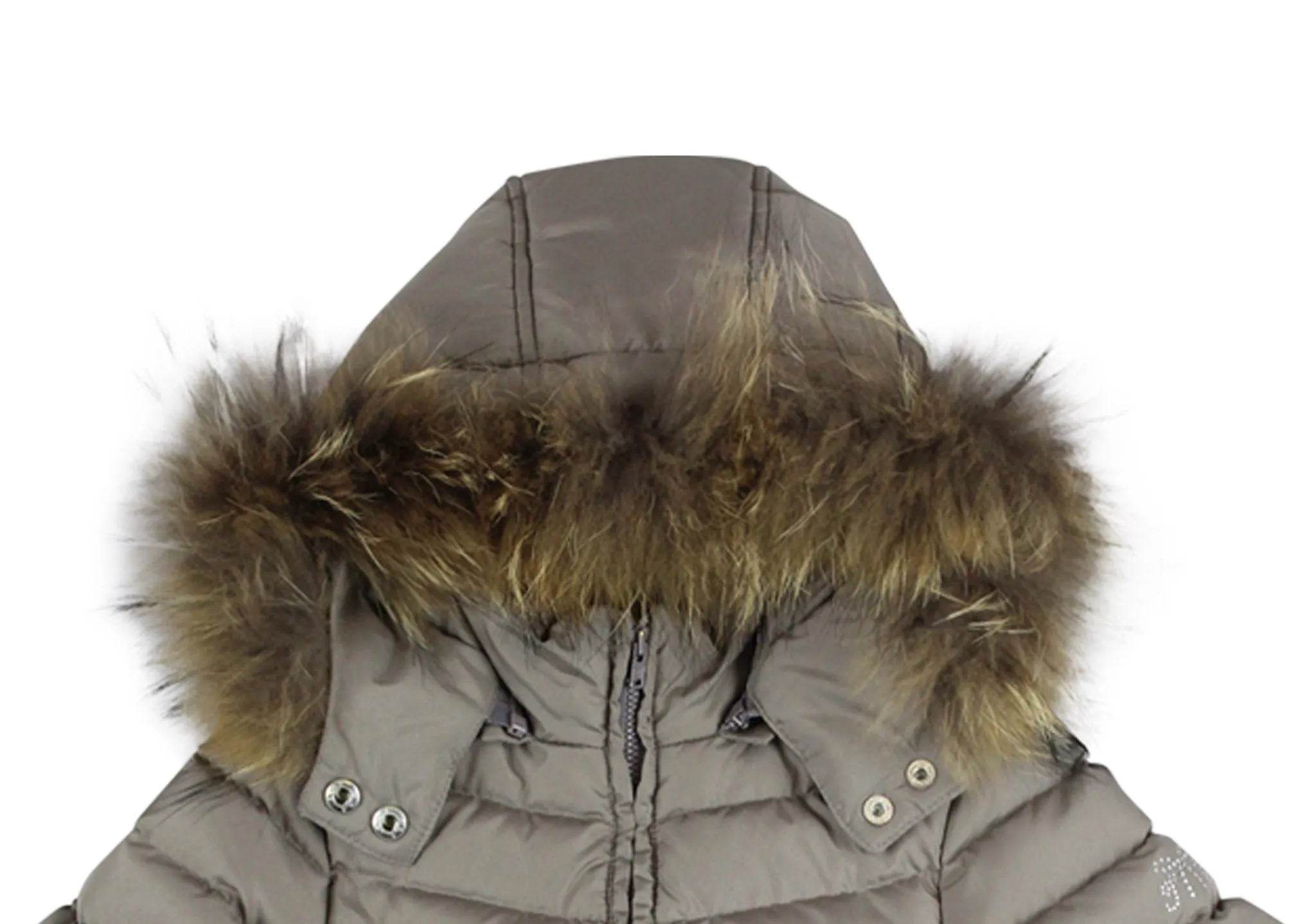 Tartine et Chocolat, Puffer with Fur Hood,  6 Years