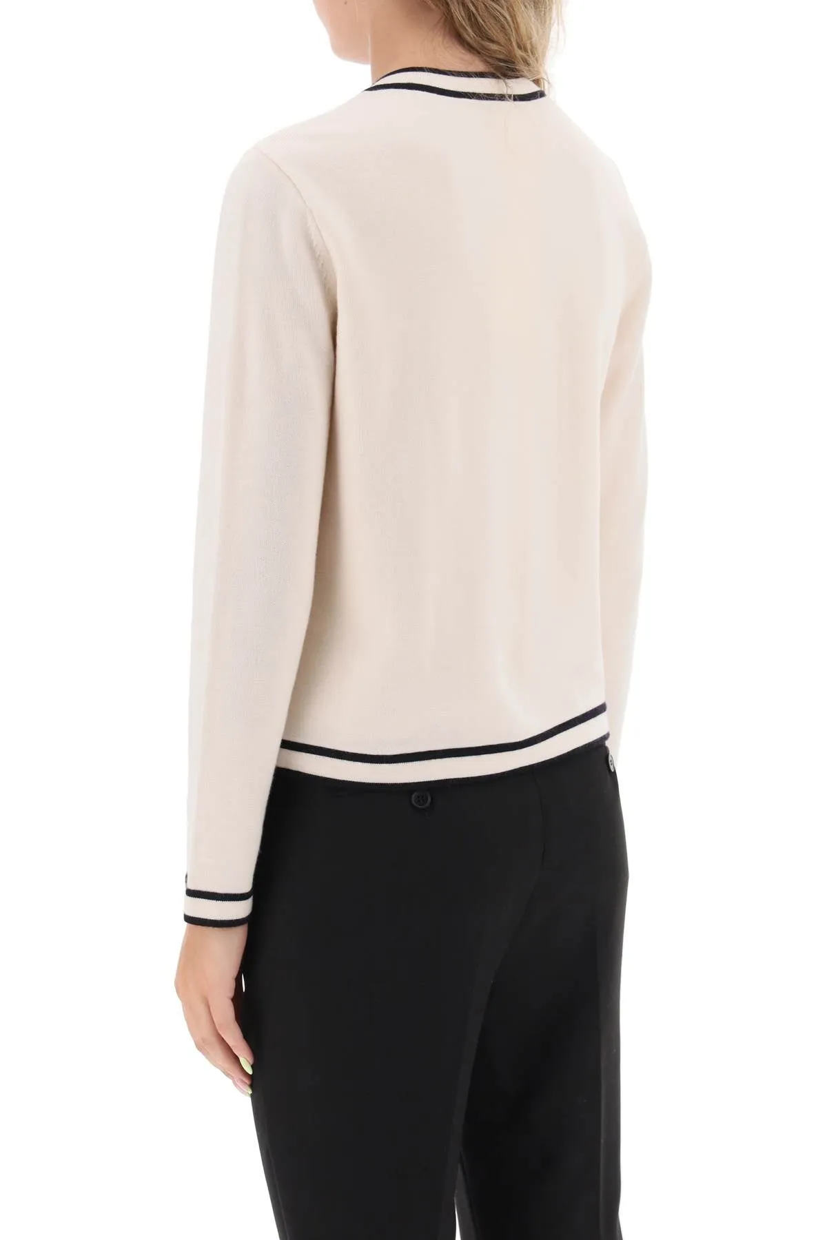 Tory Burch Kendra Merino Wool Cardigan