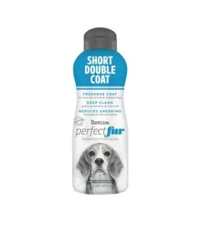 TropiClean PerfectFur Short Double Coat Shampoo For Dogs