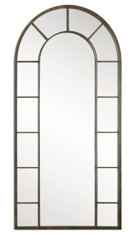 Uttermost Dillingham Black Arch Mirror