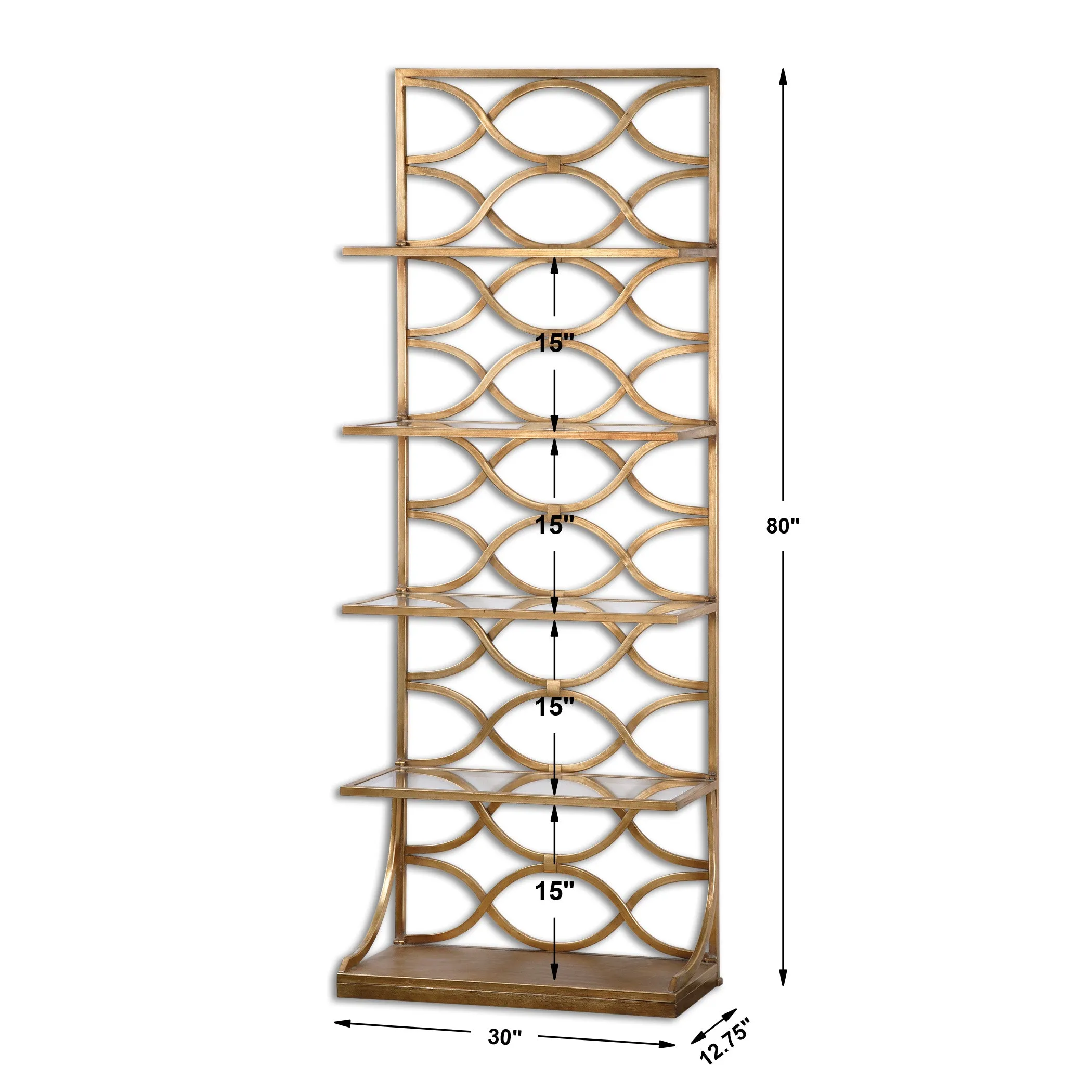 Uttermost Lashaya Gold Etagere