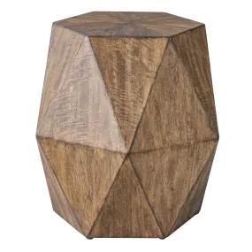 Uttermost Volker Honey Geometric Accent Table