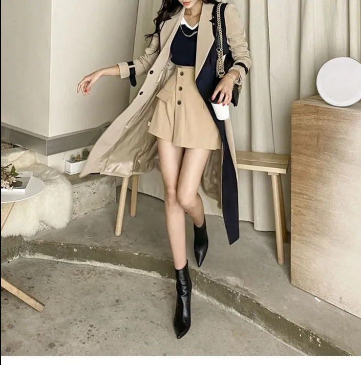 Winter Chills Fall Season Haute Womens Long Trench Coat | Wrap winter coat | Womens winter coat