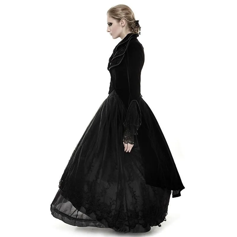 Women's Gothic Victorian High/Low Swallow Tail Overcoat