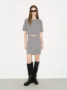 Wool Blend Skirt and Top Set